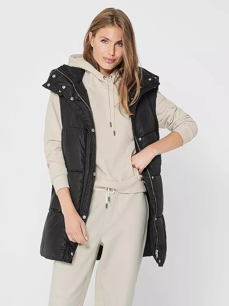ONLY | Steppgilet ONLDEMY  | Negro