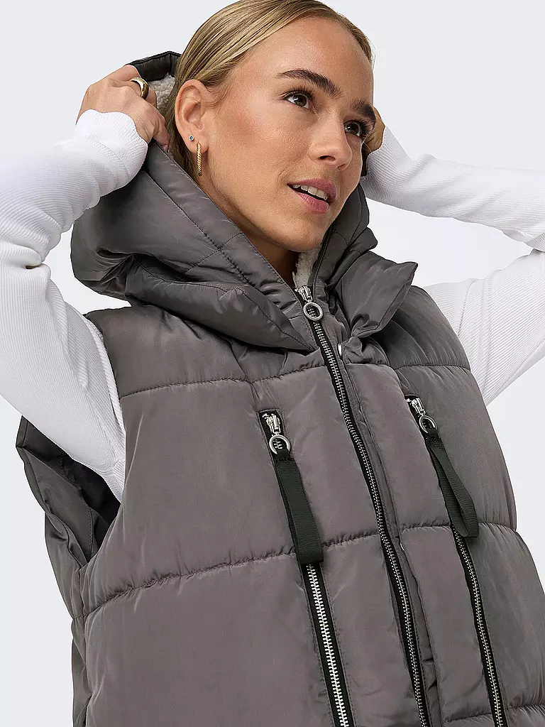 ONLY | Steppgilet ONLNEWNORA | Gris