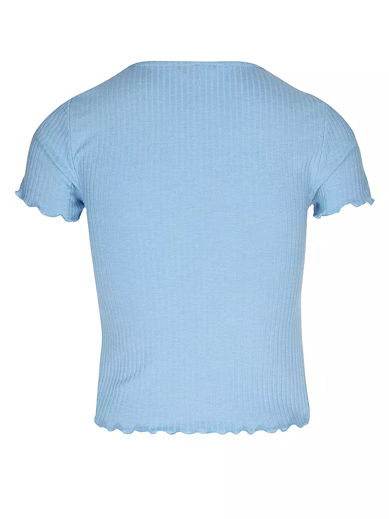 ONLY | T-Shirt Cropped ONLEMMA | Azul claro