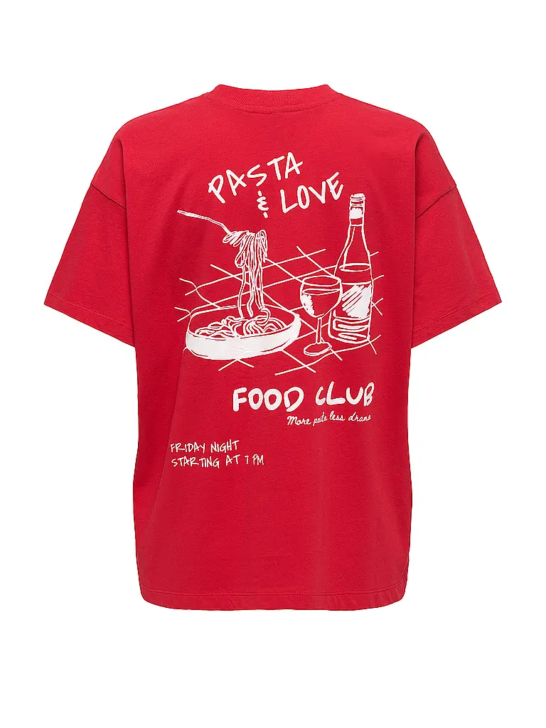 ONLY | T-Shirt ONLVIVVI | Rojo