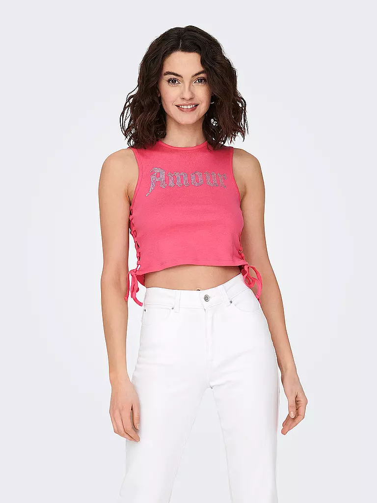 ONLY | Top corto ONLTELMA | Fucsia