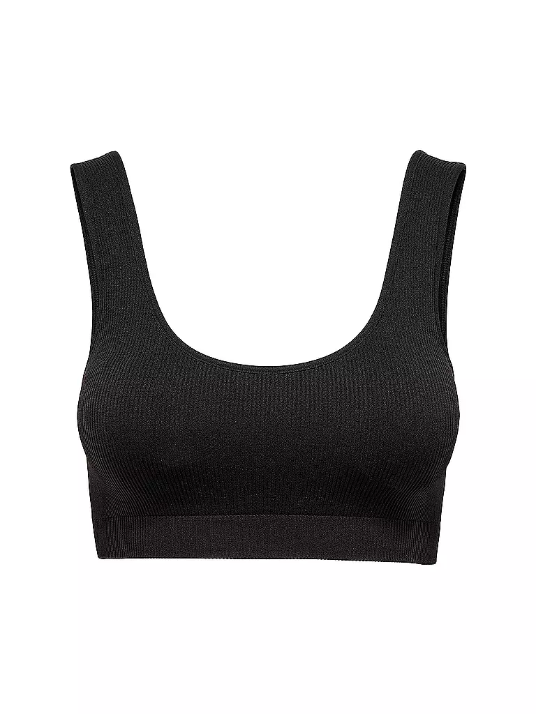 ONLY | Top Cropped Fit ONLVICKYRIB  | Negro