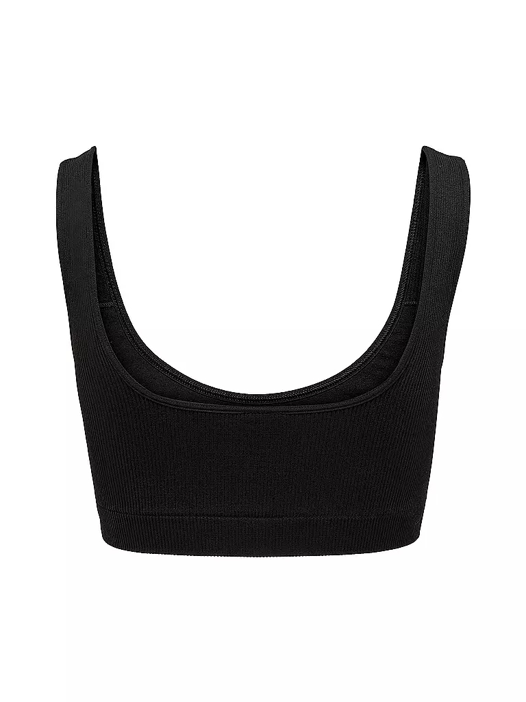 ONLY | Top Cropped Fit ONLVICKYRIB  | Negro