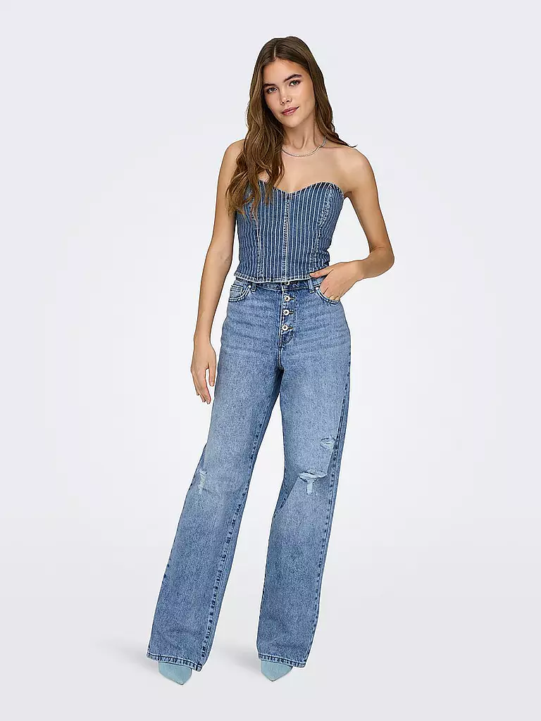 ONLY | Top ONLKIRSI  | Azul claro