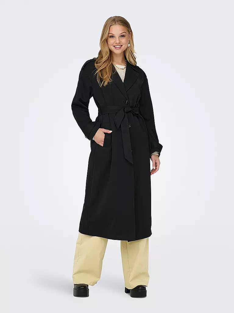 ONLY | Trenchcoat ONLLINE | Negro