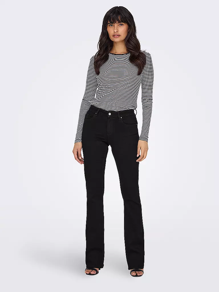 ONLY | Vaqueros Bootcut ONLBLUSH | schwarz
