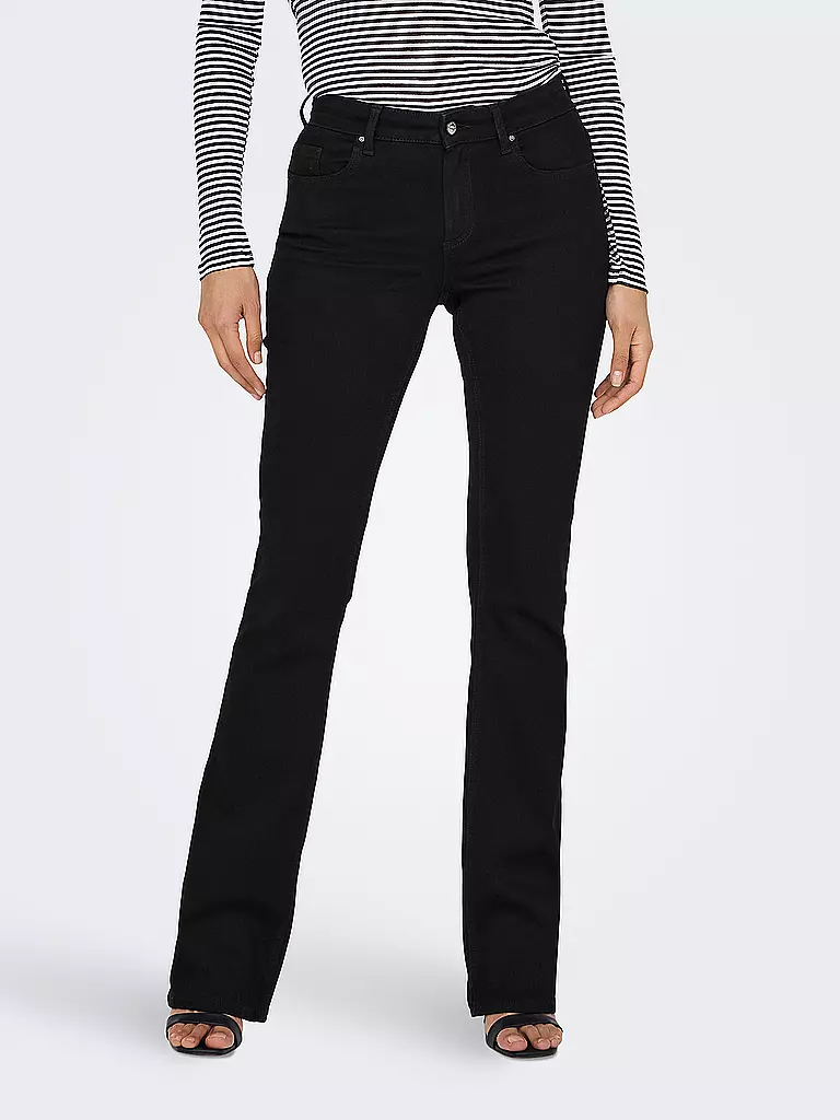 ONLY | Vaqueros Bootcut ONLBLUSH | schwarz