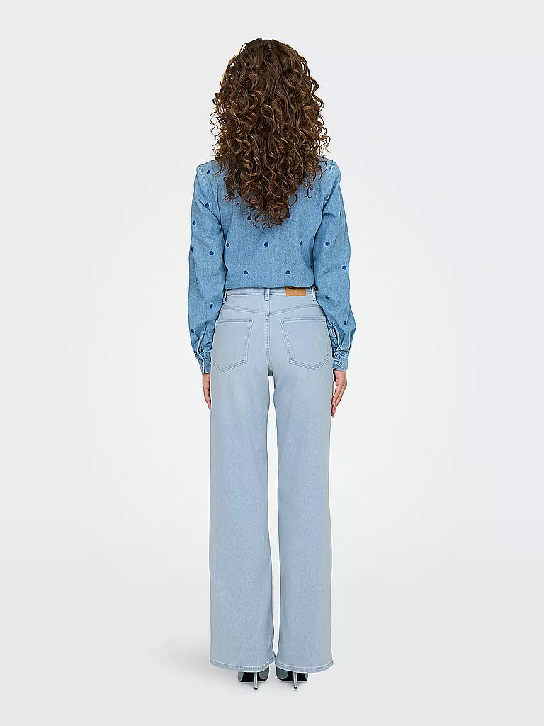 ONLY | Vaqueros de corte ancho ONLMADISON BLUSH | hellblau