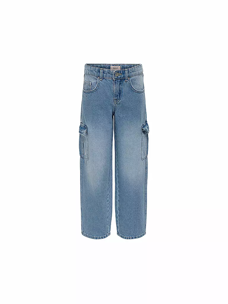 ONLY | Vaqueros de niña corte ancho KOGHARMONY | hellblau