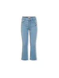 ONLY | Vaqueros de niña Wide Fit KMGROYAL FLARED FLOWER | Azul claro