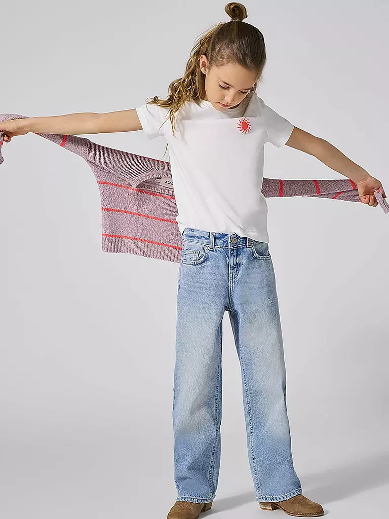 ONLY | Vaqueros de pierna ancha KOGELLA para niña | Azul claro