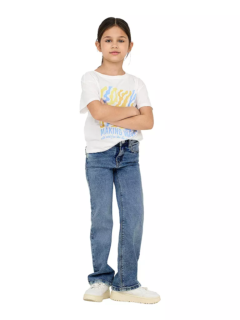 ONLY | Vaqueros de pierna ancha KOGJUICY para niña | Azul claro