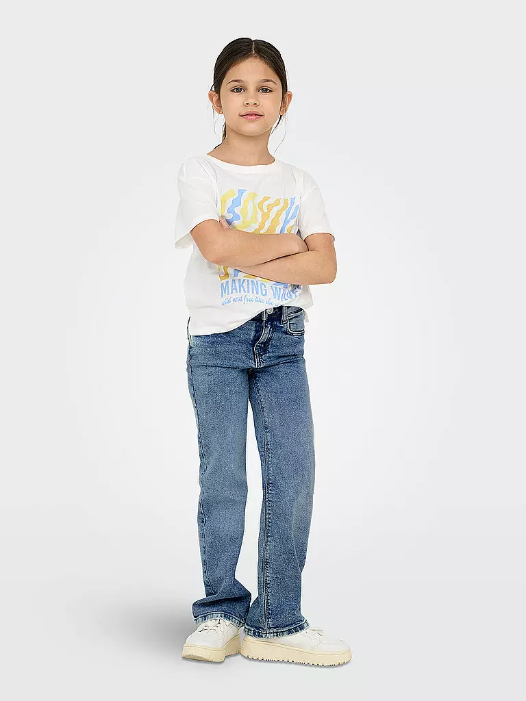 ONLY | Vaqueros de pierna ancha KOGJUICY para niña | Azul claro