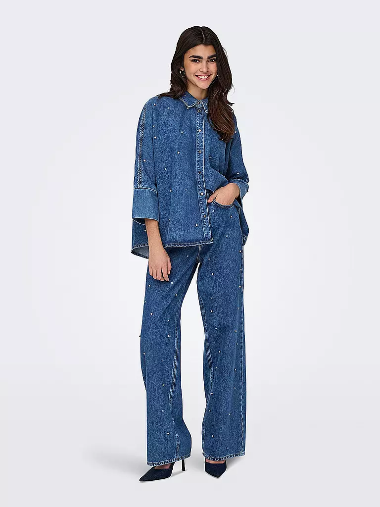ONLY | Vaqueros de pierna ancha ONLHOPE | Azul