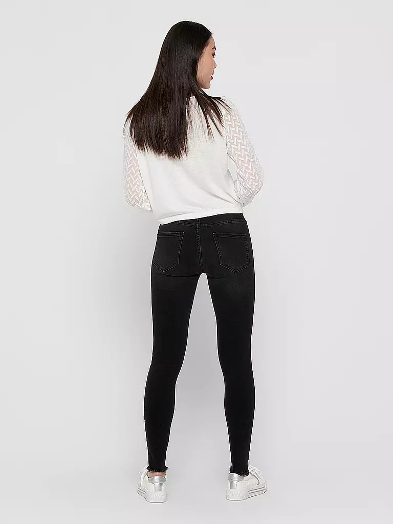 ONLY | Vaqueros Skinny Fit 7/8 ONLBLUSH | Negro