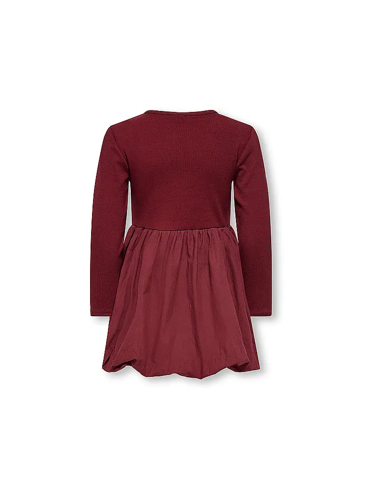 ONLY | Vestido de niña KMGTRINNY | Rojo oscuro