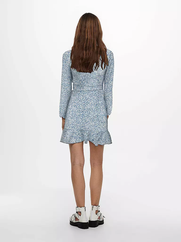 ONLY | Wickelkleid ONLCARLY  | Azul claro