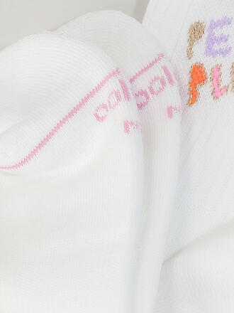 OOLEY | Calcetines ICON Peace Please blanco