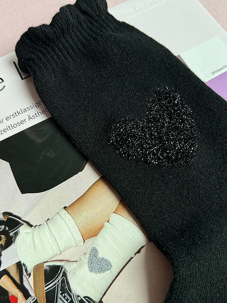 OOLEY | Calcetines CASHMERE ELEGANCE | Negro