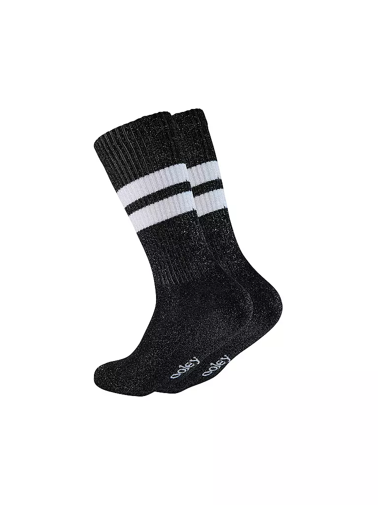 OOLEY | Calcetines ELECTRA LUNGO black sky | Negro