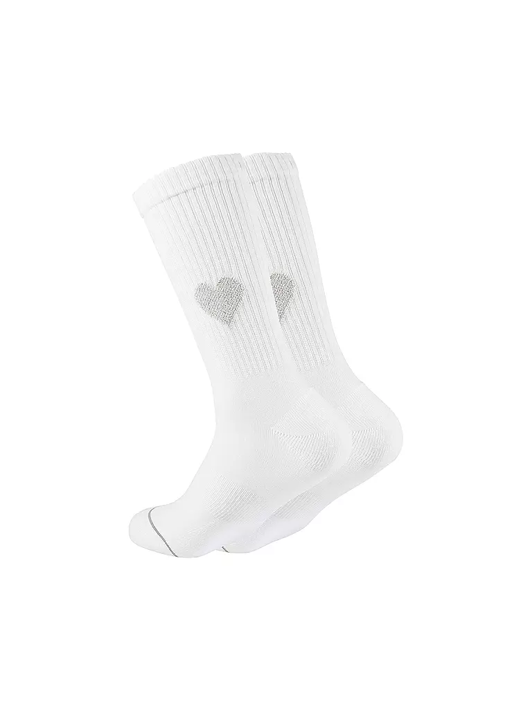 OOLEY | Calcetines ICON GLITTER LOVE blanco | Blanco