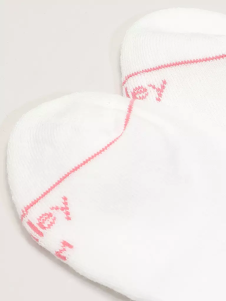 OOLEY | Calcetines ICON glitter love red | Blanco