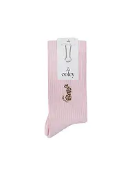 OOLEY | Calcetines ICON Leo Rose Rosa | Rosa