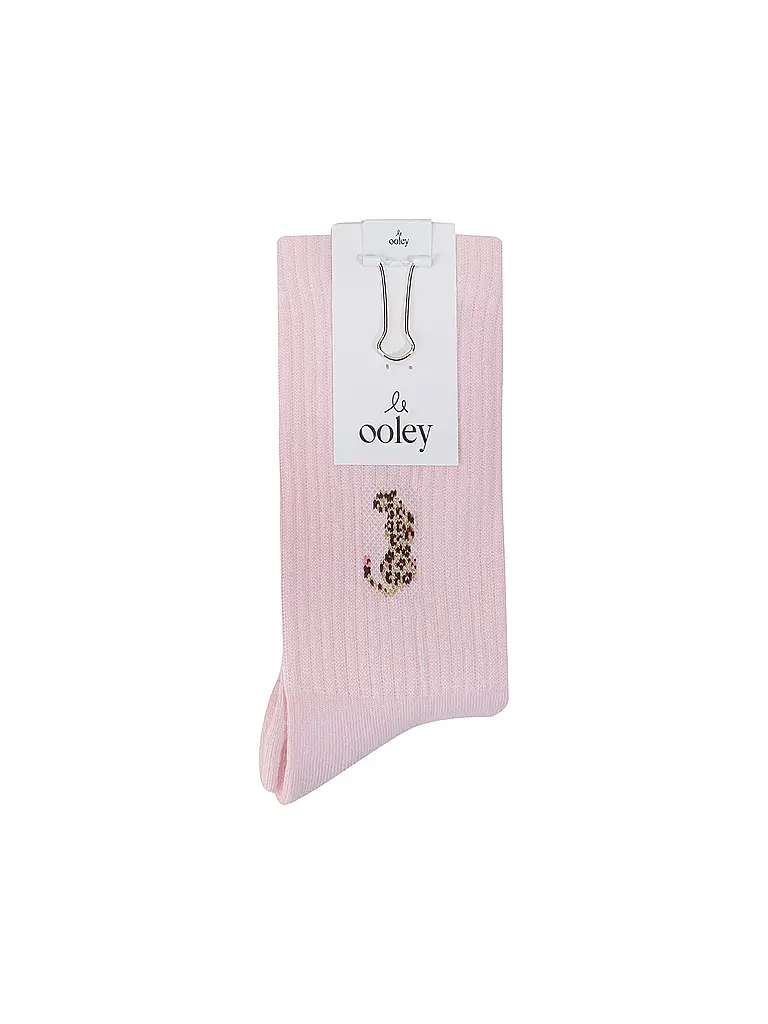 OOLEY | Calcetines ICON Leo Rose Rosa | Rosa