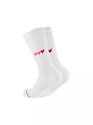 OOLEY | Calcetines ICON PINK SMILE blanco | Blanco