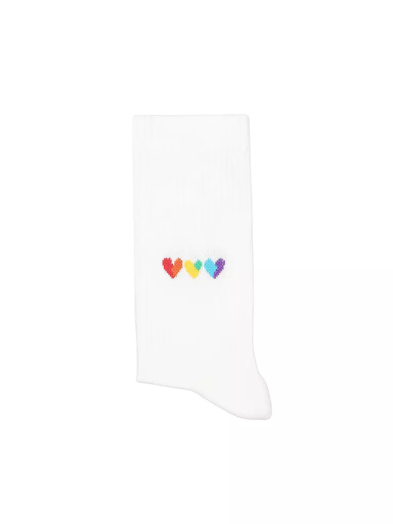 OOLEY | Calcetines ICON love is love | Blanco