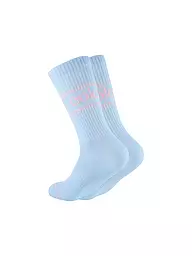 OOLEY | Calcetines NEON 1 PASTEL lavanda | Azul claro