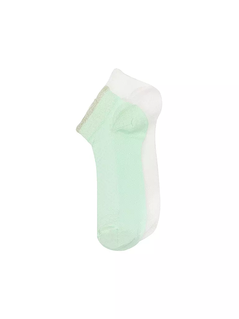 OOLEY | Calcetines Paquete de 2 ELEGANT S. Lima/Blanco | Verde claro