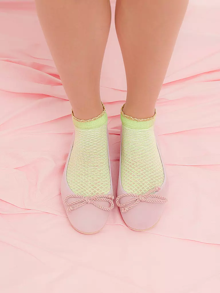 OOLEY | Calcetines Paquete de 2 ELEGANT S. Lima/Blanco | 