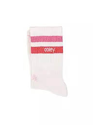 OOLEY | Socken STREETMOOD ivory glitter | Blanco