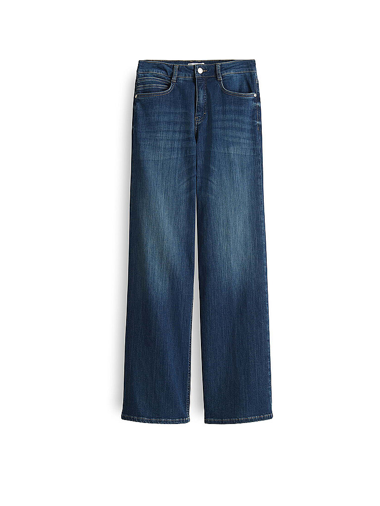 Opus Pants Jeans Wide Leg MELLY MODERN azul oscuro