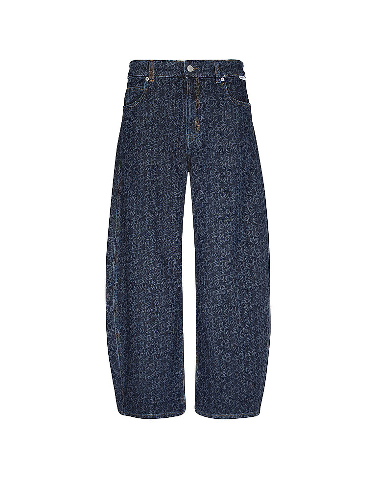 Opus Pants Jeans Balloon Fit MARI LEAP azul oscuro
