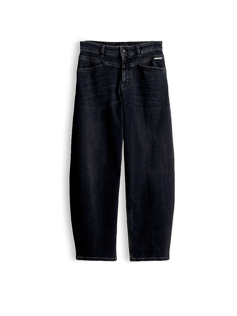 Opus Pants Jeans Balloon Fit MARI COSMO negro