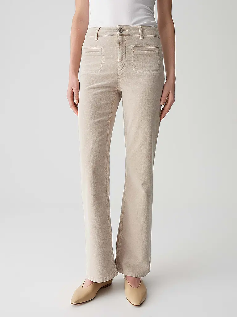 OPUS PANTS | Jeans de pierna ancha MELLY FRESH | Beige