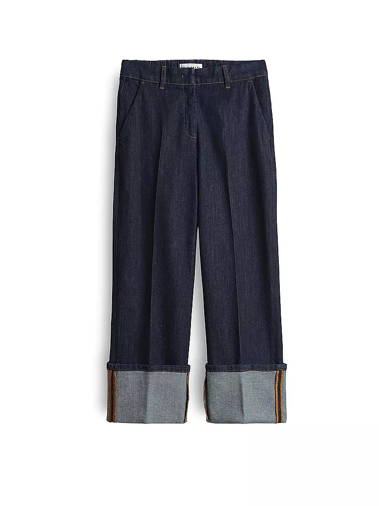 OPUS PANTS | Jeans de pierna ancha MOIRA CLEAN | Azul oscuro