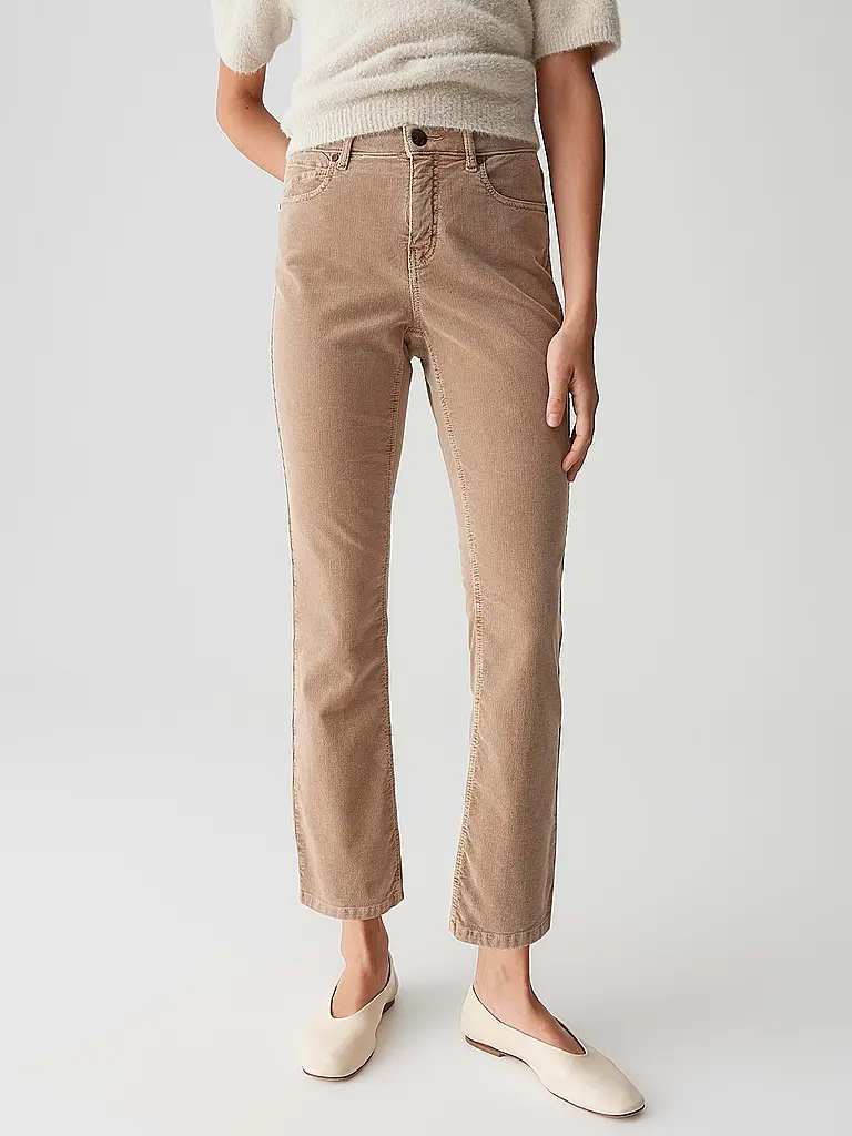 OPUS PANTS | Jeans Straight Fit ENJA GENTLE | Camel