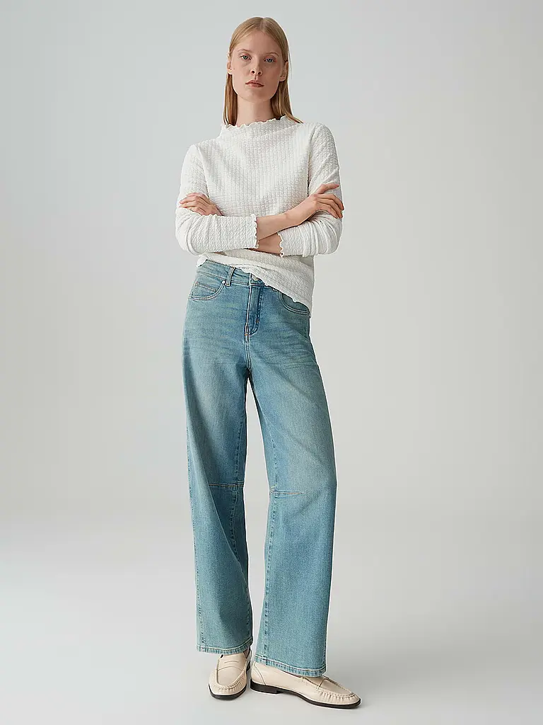 OPUS PANTS | Jeans Straight Fit MELLY BRANCH | Azul claro