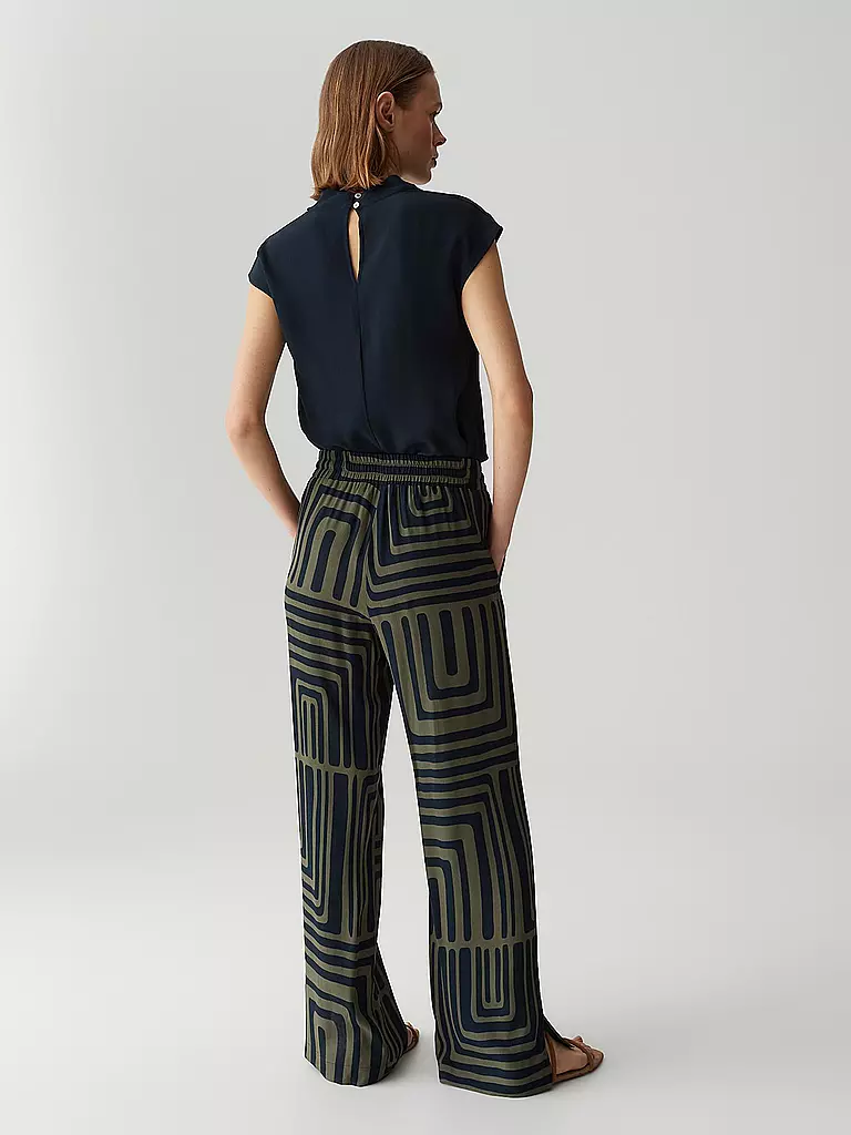 OPUS PANTS | Marlenehose MALOTTA ABSTRACT | Oliva