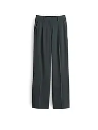 OPUS PANTS | Pantalón de corte acampanado MOIRA | Verde oscuro