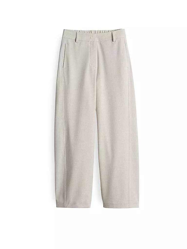 OPUS PANTS | Pantalón de vestir 7/8 METTE | Crema