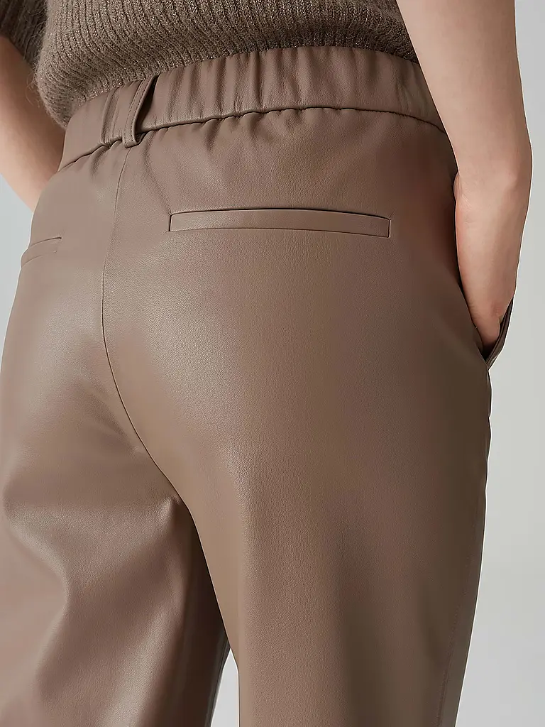 OPUS PANTS | Pantalón de vestir LUANE | Marrón claro