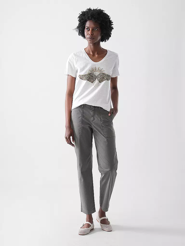 OPUS PANTS | Pantalón LISANA COOL | Oliva