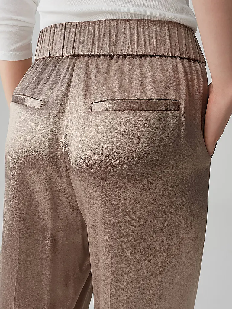 OPUS PANTS | Pantalón Marlene MUCIA SHINE | Beige