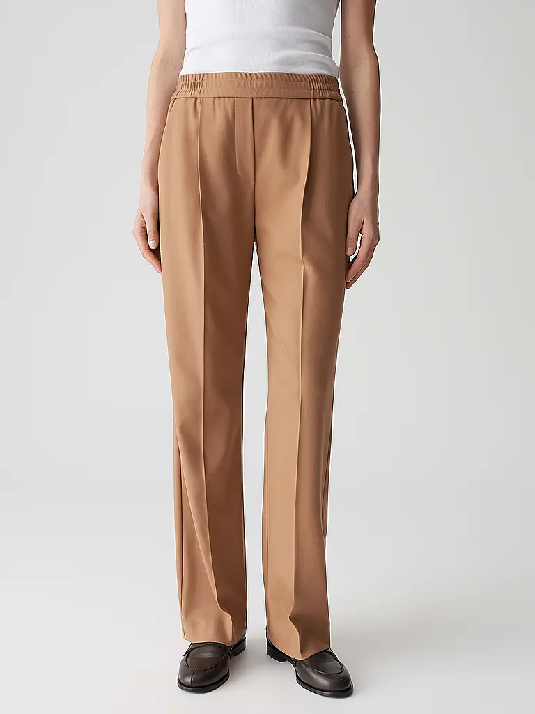 OPUS PANTS | Pantalones Marlene MACIE VIBE | Camel
