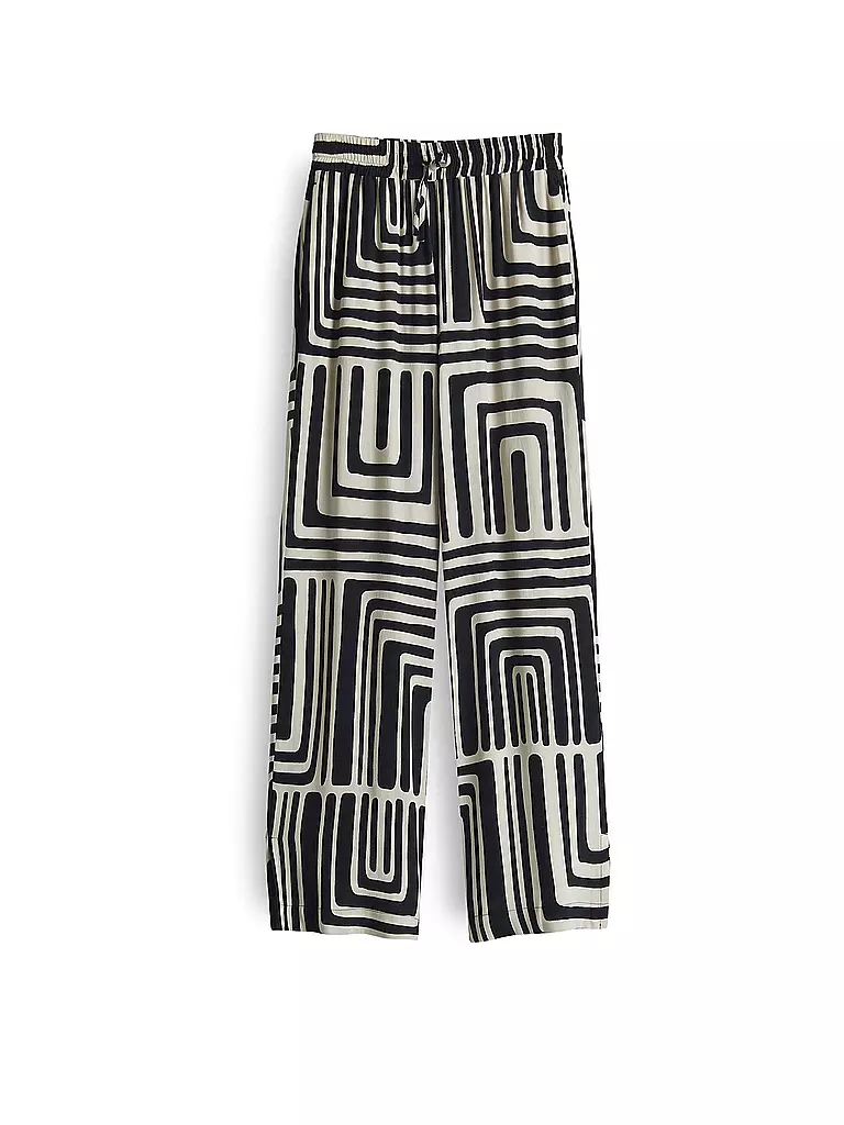 OPUS PANTS | Pantalones Marlene MALOTTA ABSTRACT | Beige