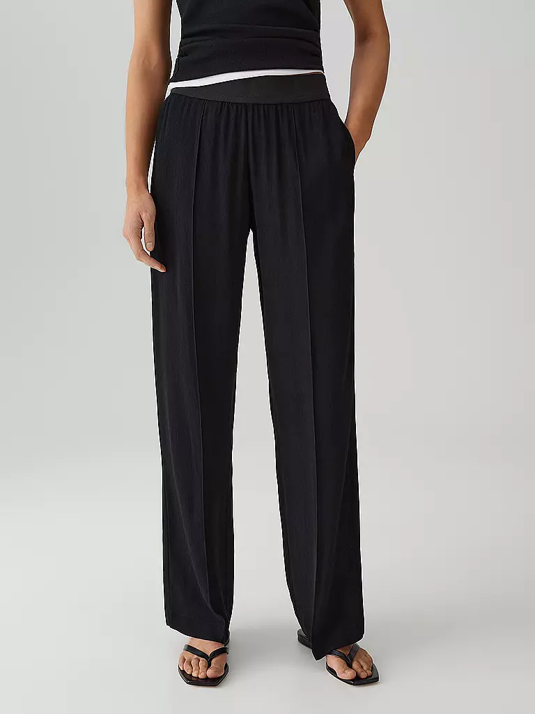 OPUS PANTS | Pantalones Marlene MALOTTA SUMMER | Negro